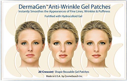 DermaGen Anti-Wrinkle Patches with Hydrocolloid Gel (Crescent)