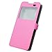 KuGi BLU advance 5.0 case - BW style ultra-thin PU Leather Case for BLU advance 5.0 smartphone. (Rose)