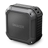 Omaker M4 Portable Bluetooth 4.0 Speaker with 12 Hour Playtime for Outdoors or Shower(Black)