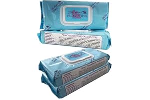 GOODSELL PREMIUM (13"x 9" XL), Disposable Adult Washcloth/Moist Cleaning Wipes, Alcohol-Free, Ultra Soft/Strong, Fragrance-Free Formula,Prefect For Personal Cleaning, Travel, Bath (4 Packs (192 Wipes))