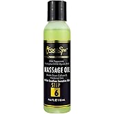 Foot SPA - Massage Oil, with Tea Tree, Pepper Mint, Eucalyptus Oil, 4 Oz - Professional Full Body Massage Therapy, Manicure, Pedicure - Relax Sore Muscles and Repair Dry Skin