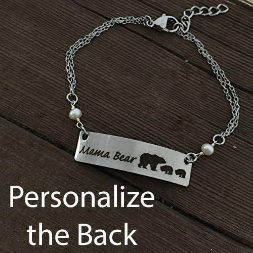 Mama Bear Bracelet Bear Jewelry For Mom Gift Bear Gift for Mother's Day Mom Bracelet Birthday Christmas Mama Bear Cubs