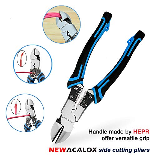 NEWACALOX Multi Pliers Set ( Industrial Linemans Side Cutting Needle