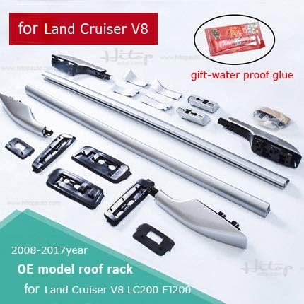 ELATTO roof Rack roof Rail roof bar Luggage Rack for Toyota Land Cruiser V8 LC 200 LC200 FJ 2008-2018,Hitop shop-5years SUV Experiences
