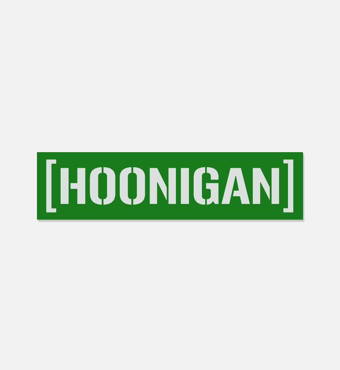 Hoonigan Censor Bar Premium Vinyl Sticker | 8” Die Cut Vinyl Decal | This is it, Our Iconic Slap. Show Some Love to Your Bumper, Laptop, Skate Deck, Bike, Helmet, and More.