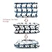 Jacone Kids Storage Bins with Cute Polar Bears Pattern,Waterproof Fabric Storage Baskets with Handles ,Collapsible and Convenient for Nursery and Babies Room