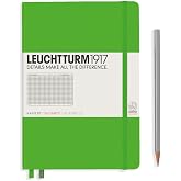Leuchtturm Notebook A5 Squared, Fresh Green 357489 | A traditional German brand founded in 1917, neutral paper