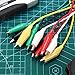 eBoot 30 Pieces Test Leads with Alligator Clips Set Insulated Test Cable Double-Ended Clips, 19.7 Inch (30 Pieces)