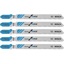 25 Lames Scie Sauteuse T118B TopsTools - Pour Métaux Fins Et Tôles - Compatible Bosch Dewalt Makita Milwaukee