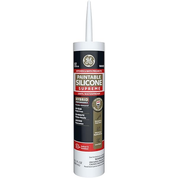 GE Sealants & Adhesives M90010 Supreme Silicone Kitchen & Bath 