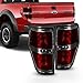 AKKON - For [Red Smoked] 2009-2014 Ford F-150 F150 Styleside Pickup Truck Rear Tail Lights Brake Lamps
