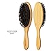 Boar Bristle Hair Brush by Sonvera, Boar Brush, Organic Mens Hair Brush, Boars Hair Brush for Men Women, Soft 100% Natural Bristle Hair Brushes, Round Bamboo (1)