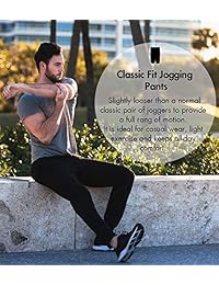 LAPASA Pantalones de deporte para hombre - gruesos y suaves pantalones de forro polar (10.58 oz   m2) - Cordón de drenaje cintura Casual Sudaderos M22