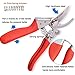 Kynup 8.6″ Professional Pruner Shears, Bypass Pruning Scissors, Garden Shears, Perfect Tree Trimmer, Hedge & Gardening Shears Clippers for Plants, Gardening Cutter (Red)thumb 1