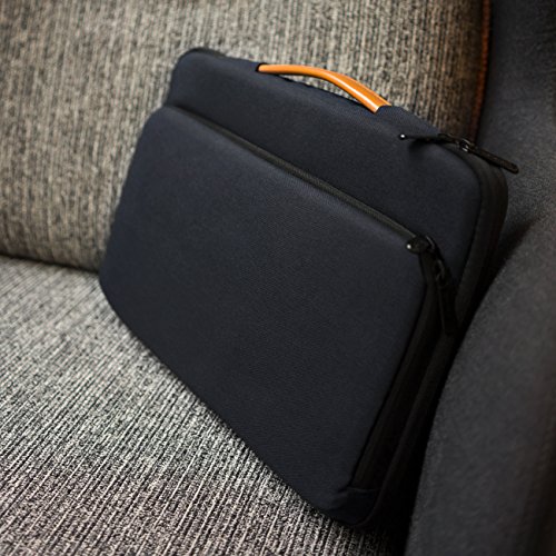 Tomtoc 360 Protective Laptop Sleeve Case Bag for New Surface Pro 2017, Surface Pro 4/ 3/ 2/ 1, Spill-Resistant 11.6 Inch Ultrabook Notebook Tablet Briefcase Cover, Black Blue