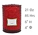 LA JOLIE MUSE Apple Grapefruit 21 Oz Wood Wick Scented Candles, 100% Soy Wax, Aromatherapy Candle, Soy Candle Gift for Her