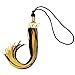 COKOSIM Two-Colored Graduation Tassel with Gold 2019 Year Charm 9-inch (Black/Gold)