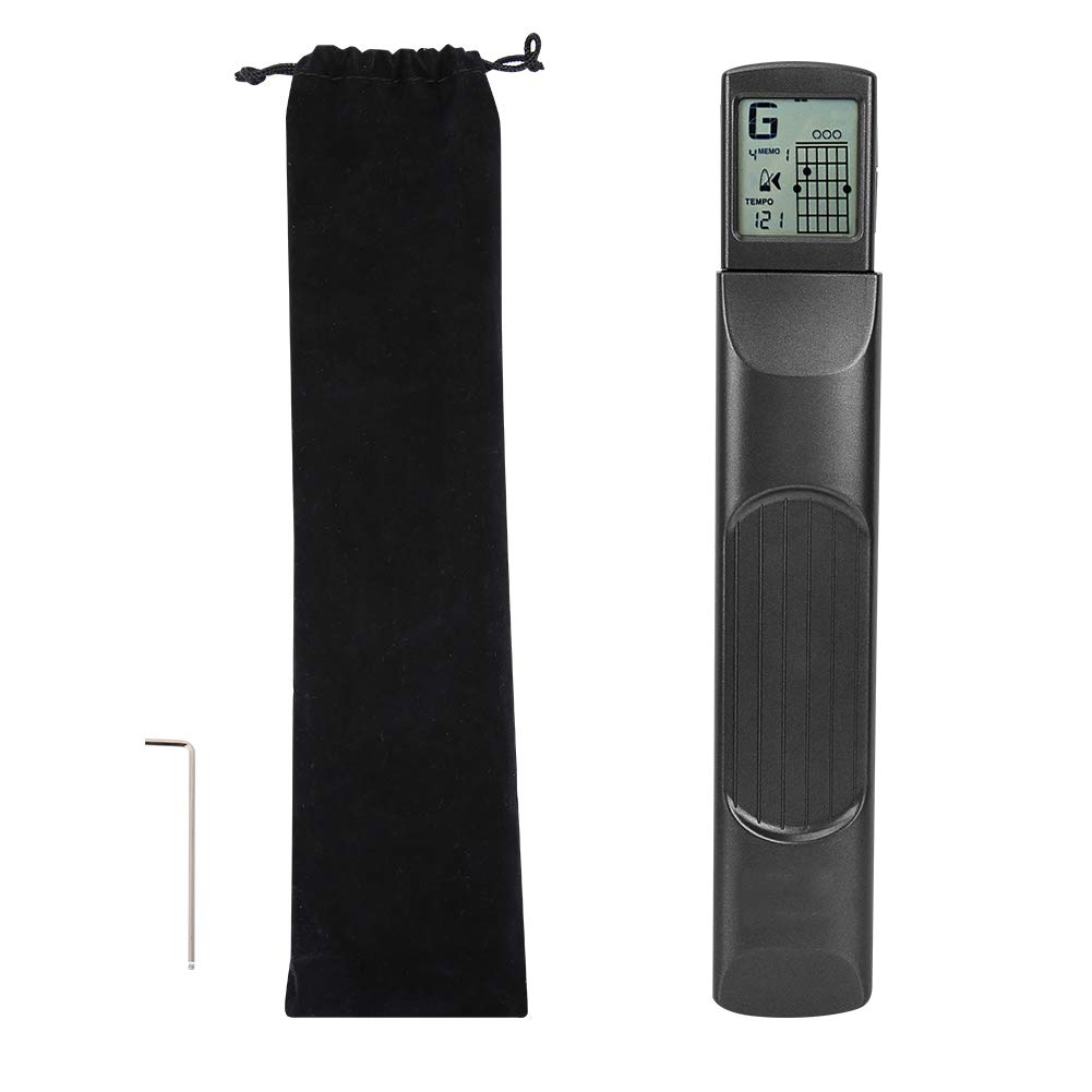 Guitar Chord Trainer Practice Tool Chord Trainer with Rotatable Chart Screen for Beginner