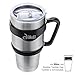 aiMaKE Handle for YETI Rambler 30oz Tumbler – Anti-slip Rubber/Light – Comfortable & Stable Grips – Easy Use - Fits the 30oz RTIC, Kodiak, SIC (Black Handles Only)