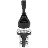 12v Joystick Switch Momentary Joystick 4 Position 4NO Spring Return Momentary Joy Stick Joystick Switch Replacement for HKAI-41Z04 16 * 6 * 6