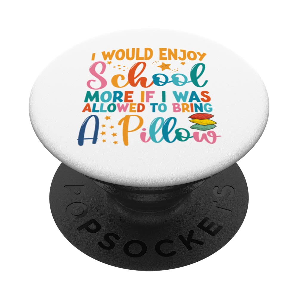 Funny Back To School Outfit For Teens & Toddlers Typography PopSockets Swappable PopGrip
