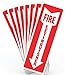Fire Extinguisher Signs, Safety Sign Sticker - 4 Pack - 4