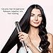 isinlive Professional Hair Straightener and Curler, 2 in 1 Flat Iron Hair Straightening and Curling with Tourmaline Ceramic Spiral Panel, Adjustable Temp, Auto Shut-Off & LCD Digital Displaythumb 4