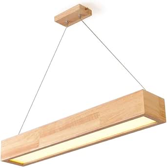 Anzkzo Salón Luz Lámpara del Techo Candelabro Nord Europa Madera LED