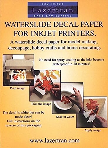 Lazertran Waterslide Decal Paper (Lazertran For Inkjet) 1 pcs sku# 1844529MA