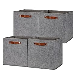 DULLEMELO Fabric Storage Cubes,13 inch Cube Stroage