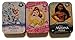 Bundle Set of 3 Girls Mini Jigsaw Puzzles: Disney Frozen (Elsa), Princess Belle (From Beauty and the Beast), Moana (48/50 Pieces) in Collectible Illustrated Travel Tins/Cases