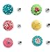 62 Pieces Cake Decorating Supplies Kit with 48 Pieces Numbered Tips with Pattern Chart, 2 Reusable Coupler, a Cleaning Brush, a Reusable silicone bag and 10 Disposable icing bags