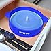 The Original Hotpop Microwave Popcorn Popper, Silicone Popcorn Maker, Collapsible Bowl BPA-Free and Dishwasher Safe- 20 Colors Available (Blue)