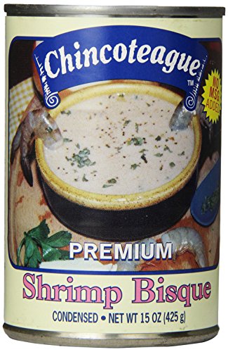 Chincoteague Seafood Shrimp Bisque, 15-Ounce Cans (Pack of 12)