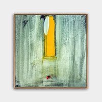 Framed Canvas Wall Art Abstract Canvas Prints Home Artwork Decoration for Living Room,Bedroom - 16x16 inches