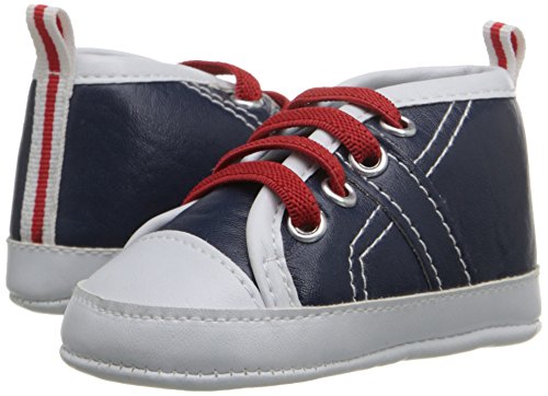 Rugged Bear Boys' RB28490-K Sneaker, Red/Navy, 1 M US Infant
