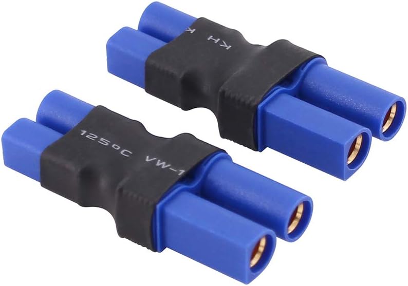 OliRC 2pcs Male EC3 to Female EC5 Connector Adapter(C109-2), Small