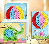 KUOU LEZQHB Pom-Poms Ball 500 pcs 8mm Assorted Multi Colours Craft view 3