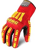 Ironclad KONG KRC5-05-XL Rigger Grip Cut 5 Oil & Gas Safety Impact Gloves, X-Large