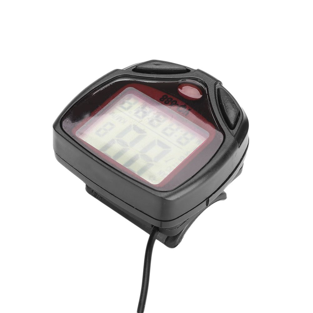 Beautyrain 1Pcs Wireless LCD Bicycle Digital Computer Odometer 
