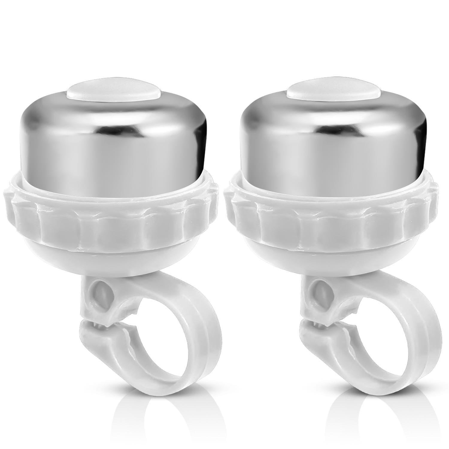 Kids Bike Bell - The Ultimate Mountain Bike Accessories For Your Young Cyclist! Elevate Their Kids Bike With An Exciting Bike Bell Boost Their Joy With Their Bicycle Bell On Your Toddler Bike (White)