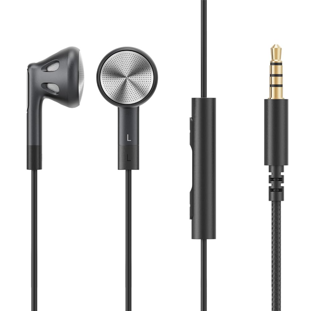 FiiO FF1 HiFi Wired Earbuds: 14.2mm Dynamic Bass, HD Mic for Gaming, Music & Meetings