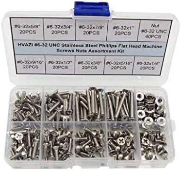 Amazon Com Hvazi 6 32 Unc Stainless Steel Phillips Flat Head