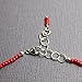 Kathy Bankston Handmade Red Choker Necklace, Thin 1.5mm, Adjustable 14-15.5 Inches