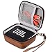 Case Compatible for JBL GO 2/ JBL GO Portable Bluetooth Waterproof Speaker, Travel Storage Bag Holder Fits for USB Cable and Charger. (Speaker and Accessories not Includes)-Brown