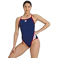 ARENA Women's Icons Solid Sports Swimsuit Super Fly Back Racing Training Competitive Swim Bathing Suit Athletic Swimwear