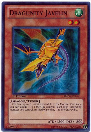 Yu-Gi-Oh! - Dragunity Javelin (HA04-EN014) - Hidden Arsenal 4: Trishulas Triumph - 1st Edition - Super Rare