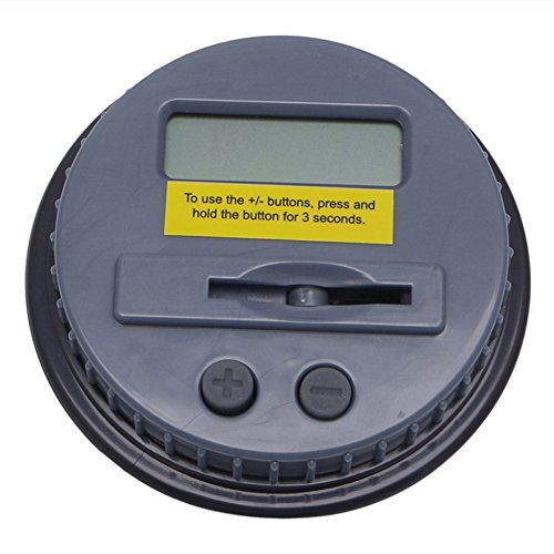 Hacloser US Coin Saving Money Bank Automatic Counting Clear Digital Electronic Piggy Bank Box Jar