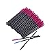 eBoot 200 Pieces Multicolor Disposable Mascara Wands Eyelash Brushes Eye Lash Makeup Applicators Brush Kit