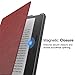 MoKo Case Fits All-New 7“ Kindle Oasis (9th and 10th Generation ONLY, 2017 and 2019 Release), Premium Ultra Lightweight Shell Cover with Auto Wake/Sleep - Wine Red